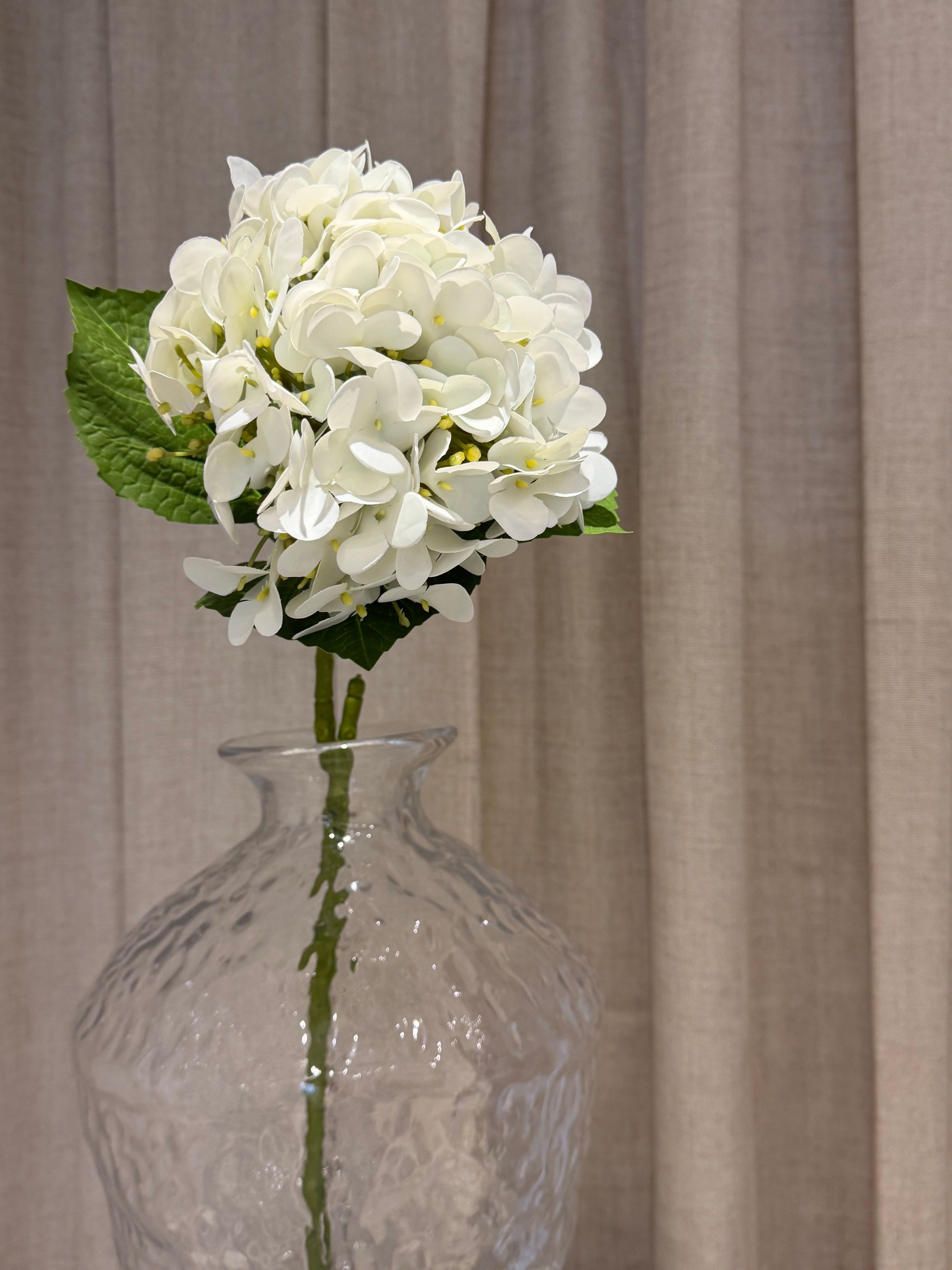Hvid Hortensia 60 cm
