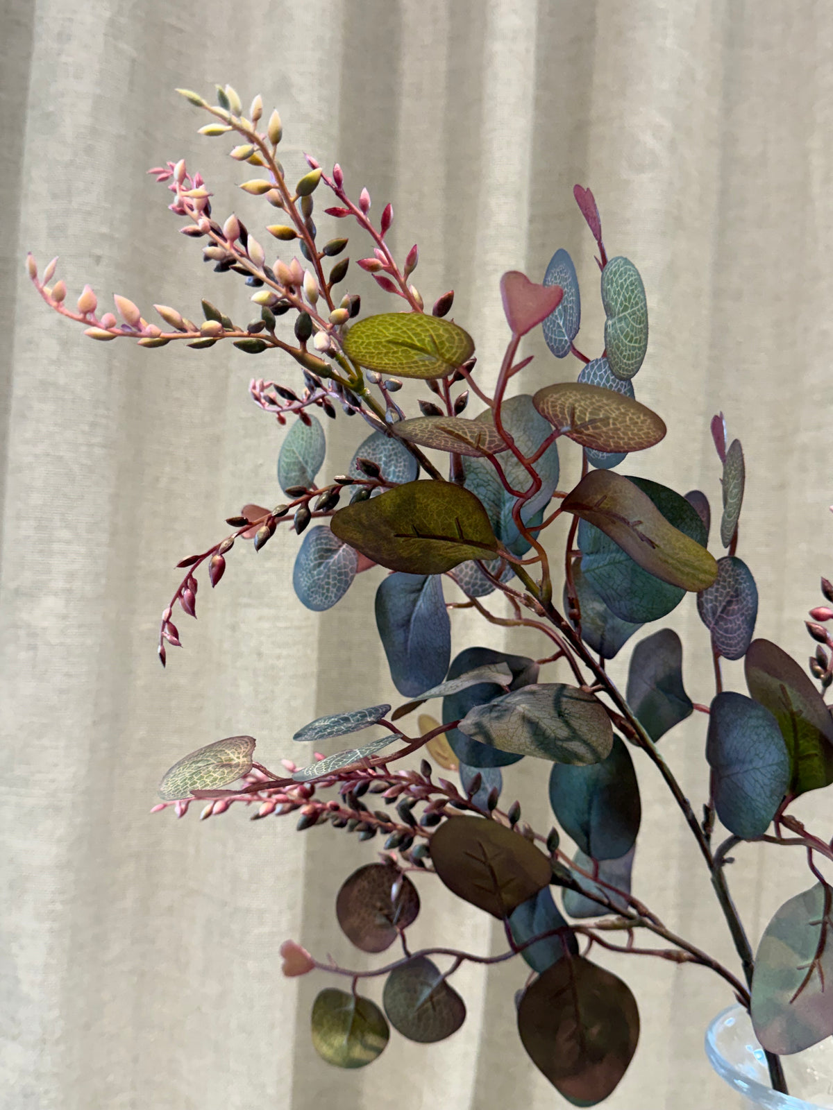 Eucaluptus grøn/lilla H77cm
