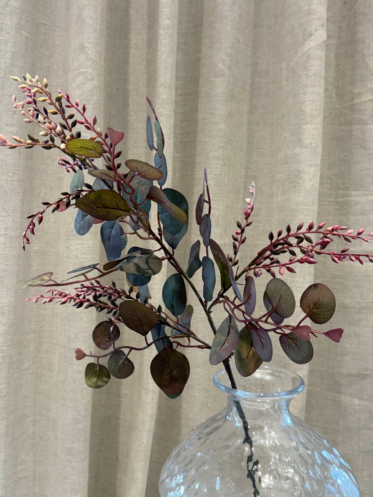 Eucaluptus grøn/lilla H77cm
