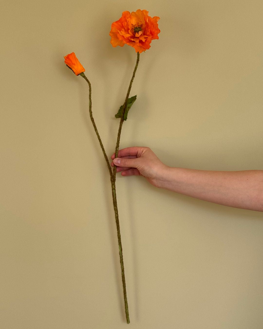 Poppy - Orange - 80 cm